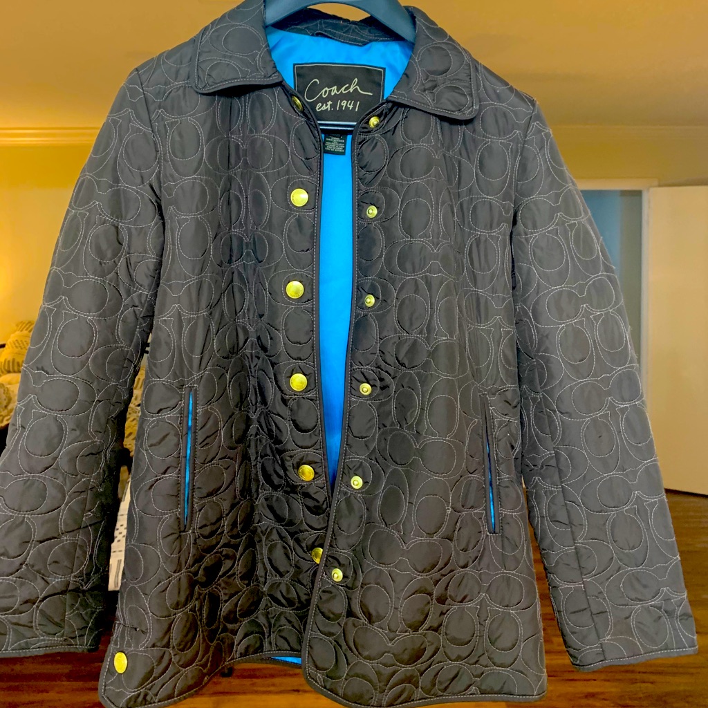 Coach Quilted Jacket Coat